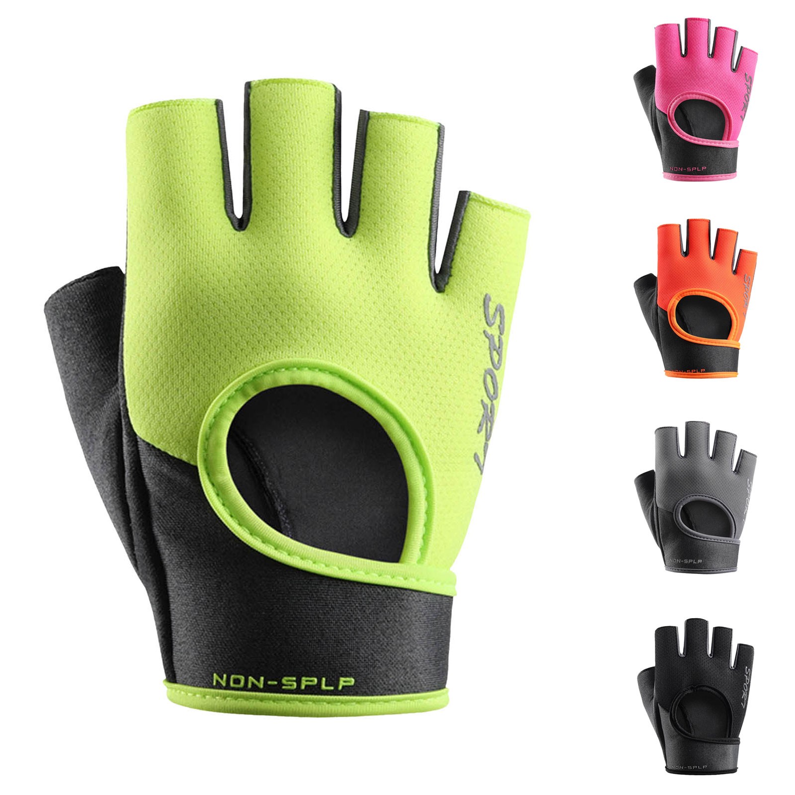 Workout Glove Gym - Luvas de Ciclismo Esportivas de Meio