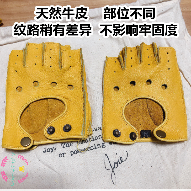 Luvas de Couro Retrô para Moto - Leather Driving Glove avaliação e preço