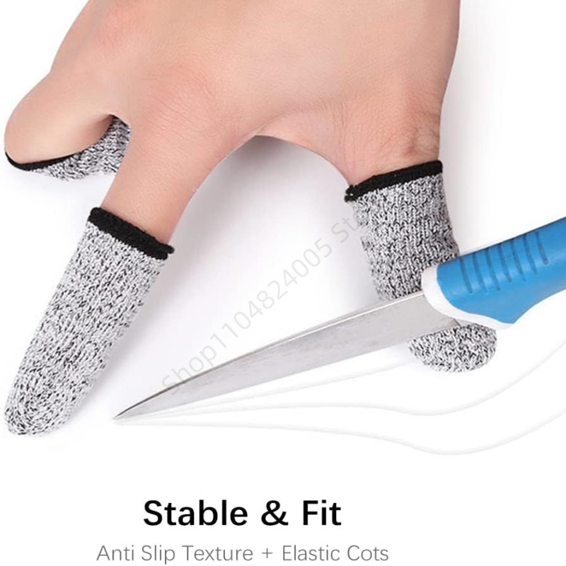 5/20 unidades luvas de dedo an - Cut Resistant Glove avaliação e preço