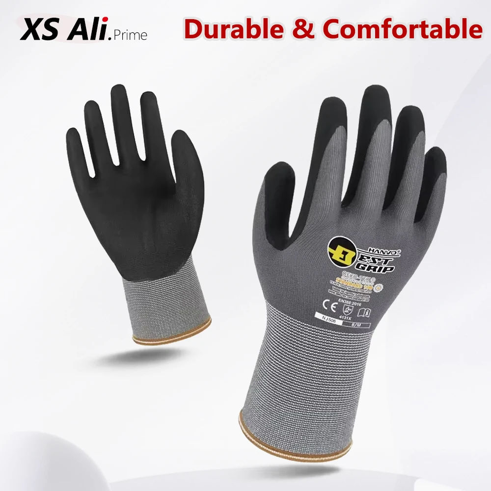 1/10 Pares de Luvas de Espuma  - Nitrile Mechanic Glove avaliação e preço