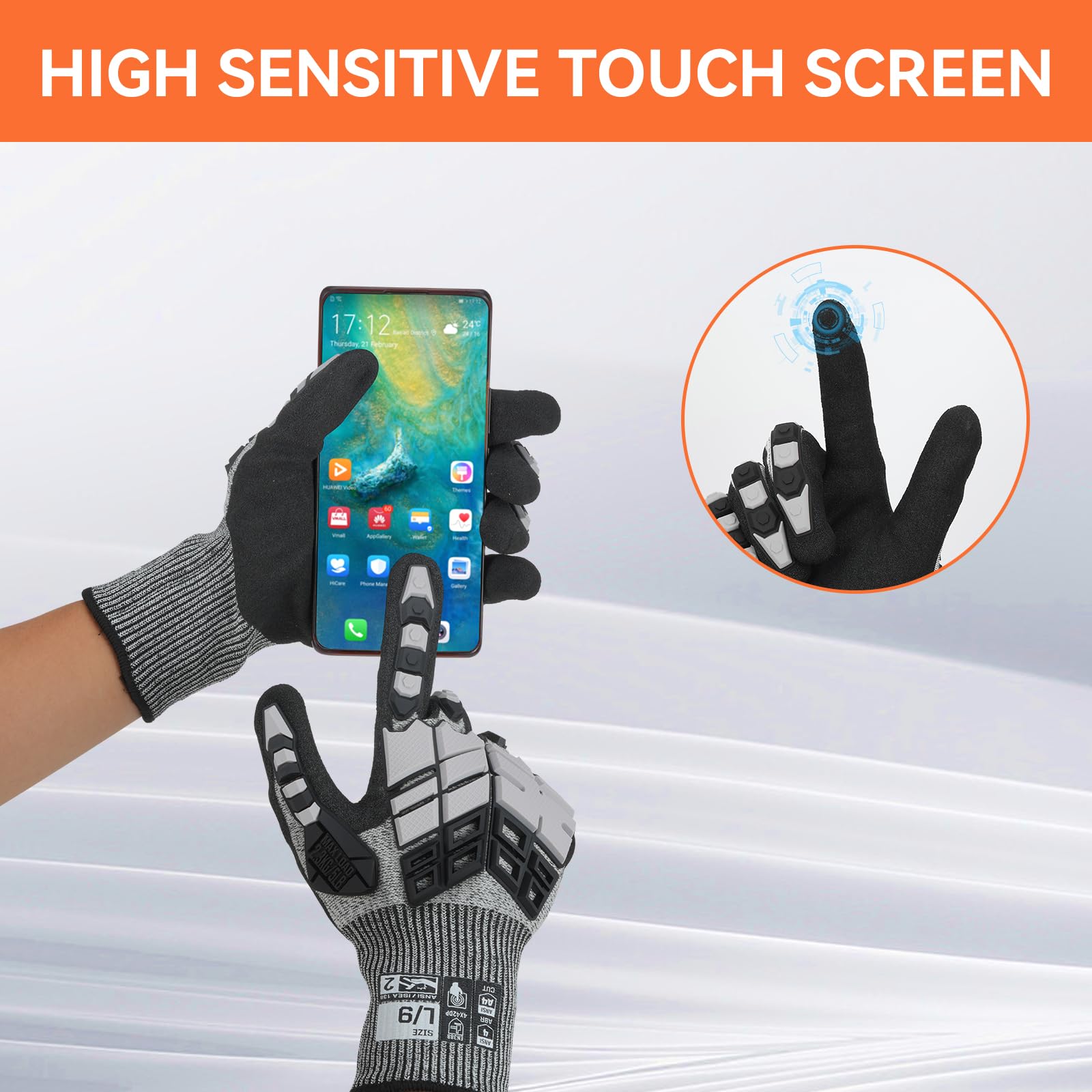 Luvas Anti-Impacto com Proteçã - Work Glove Impact avaliação e preço