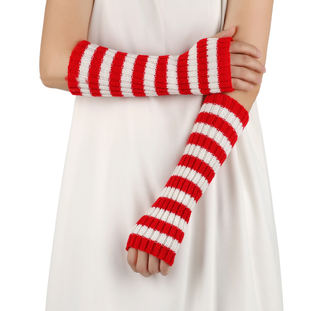 Aquecedores de Braço Sem Dedos - Fingerless Glove Knit avaliação e preço