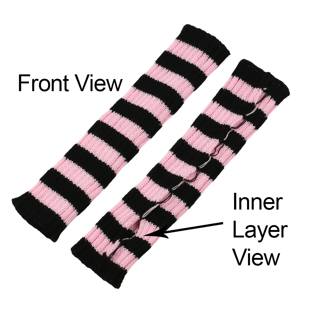 Aquecedores de Braço Sem Dedos - Fingerless Glove Knit avaliação e preço
